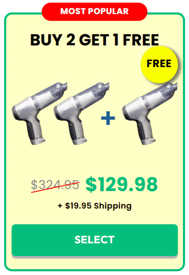EZVac Pro offer price 